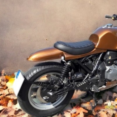 Khangai Mountains tail kit with BMW K100 K75 solo seat