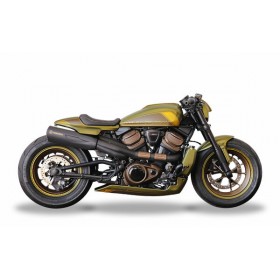 Impianto di scarico 2 in 1 Explorer Kesstech Harley Davidson Sportster 1250 S