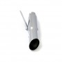 Universal short Slash Cut chrome exhaust muffler