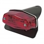 Universal Custom Lucas black motorcycle rear light with ECE approval