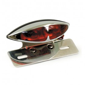 universal motorcycle rear light L.A. with ECE approval and license plate holder