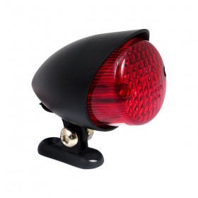 Universal Colorado Black motorcycle tail light ECE approved