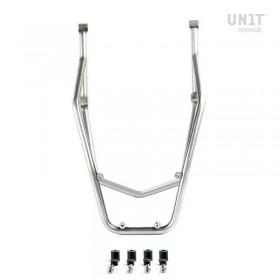 Rear luggage rack with silver passenger handles Ducati Desertix Unitgarage