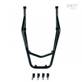 Rear luggage rack with Black passenger handles Ducati Desertix Unitgarage