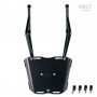 Ducati Desertix Unitgarage total black rear luggage rack with passenger handles