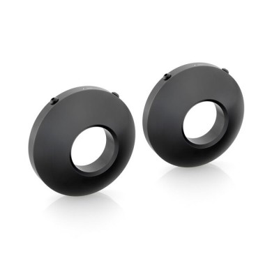 Pair of BMW R NineT Scrambler Rizoma exhaust silencer caps