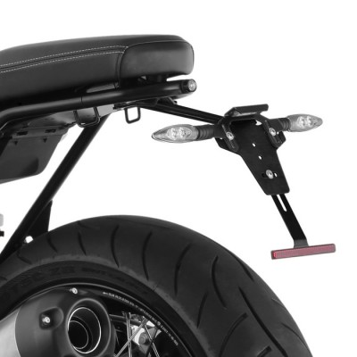 Retrosport black license plate holder BMW R NineT Family Wunderlich