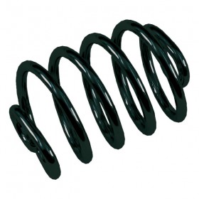 Molla nera per sella monoposto cilindrica 7,62 cm 3 pollici