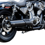 Terminale di scarico Harley Davidson Nightster 975 S&S Grand National nero