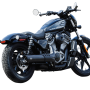 Terminale di scarico Harley Davidson Nightster 975 S&S Grand National nero