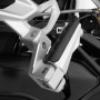 Silver passenger footrest extensions BMW R 1250 R - RS - S 1000 XR