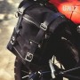 BMW R NineT Family two Scram side bags in split leather + Unitgarage frame