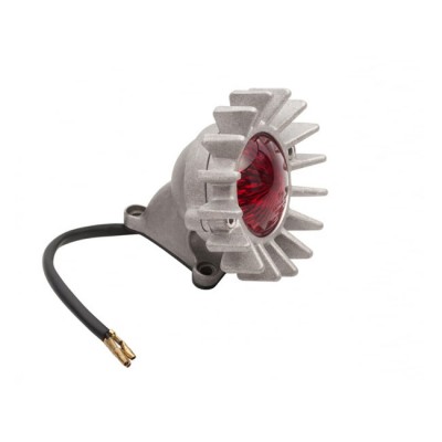 Universal rear light in old style BMW Boxer muffler ring style