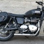 2 into 1 Triumph Bonneville Scrambler Thruxton exhaust system 01-15