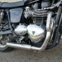 2 into 1 Triumph Bonneville Scrambler Thruxton exhaust system 01-15
