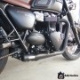 Double Cross exhaust system Triumph Bonneville t100 17-22