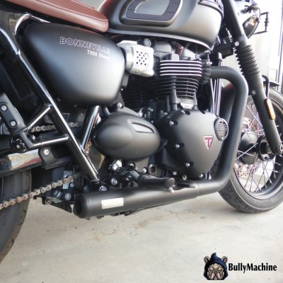 Double Cross exhaust system Triumph Bonneville T120 17-22