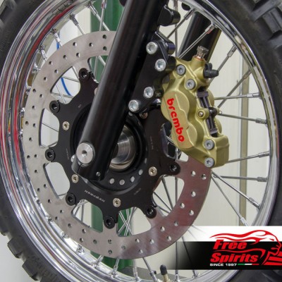 4 piston brake kit for Triumph Bonneville and Scrambler Freespirits