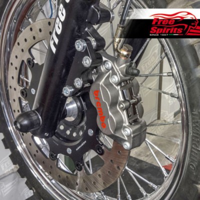 4 piston brake kit for Triumph Bonneville and Scrambler Freespirits