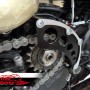 Contrast cut sprocket cover for Triumph Bonneville - Scrambler - Thruxton 2002 - 2016