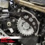 Contrast cut sprocket cover for Triumph Bonneville - Scrambler - Thruxton 2002 - 2016