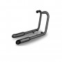 Spark approved black exhaust system for Triumph Bonneville T120