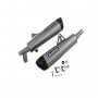 Akrapovic exhausts for Triumph Bonneville T120 kit 2 titanium silencers