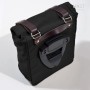 Black Brown canvas side bag + left frame Triumph Bonneville T120 Unitgarage