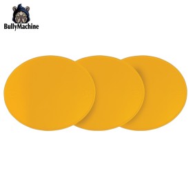 Kit of 3 yellow oval number boards
