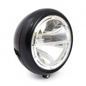180mm approved black LED headlight