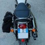 Triumph Scrambler 900 from 2006 to 2017 canvas bag and left unitgarage frame