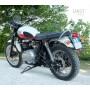 Triumph Scrambler 900 from 2006 to 2017 Canvas bag 22L - 30L and Unitgarage frame