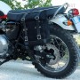 Triumph Scrambler 900 2006 - 2017 borsa laterale in crosta di cuoio e talaio Unitgarage