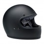 Casco integrale stile vintage Biltwell Gringo nero opaco