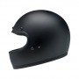 Casco integrale stile vintage Biltwell Gringo nero opaco