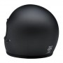 Biltwell Gringo vintage style full face helmet in matt black