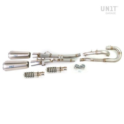 Complete Triumph Scrambler 1200 XC and XE Unitgarage exhaust system