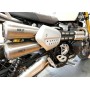 Impianto di scarico completo Triumph Scrambler 1200 XC e XE Unitgarage