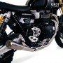 Scarico basso stile GP Triumph Scrambler 1200 XE XC Unitgarage