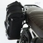 BMW R NineT Scram side bag in split leather 22-30L + Unitgarage symmetrical frame