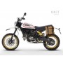 Canvas and teal support bag for Ducati Scrambler Unitgarage