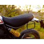 Canvas and teal support bag for Ducati Scrambler Unitgarage