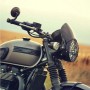 Triumph T100 T120 Thruxton Speed Twin black aluminum screen