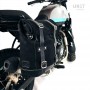 Royal Enfield Himalayan and Scram 411 canvas bag and right Unitgarage support