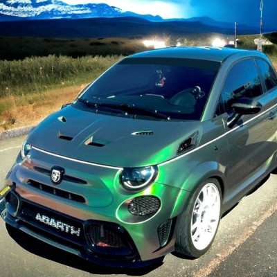 Cofano Cattivo Abarth 500 595 695 con 6 prese aria