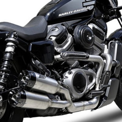 Harley Davidson Nightster 975 impianto di scarico completo 2 in 2 Zard