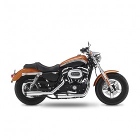 Harley Davidson Sportster 1200 Custom Limited scarico Kesstech Slip on 2 in 2