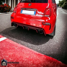 Oversized rear extractor Abarth 500 595 695 restyling