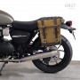 Triumph Speed Twin 900 canvas bag and left Unitgarage support from 2023 onwards