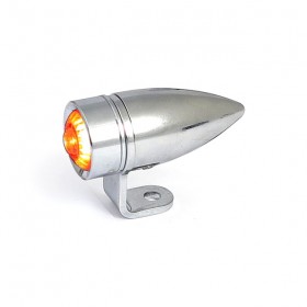Bullet II chrome mono LED rear light